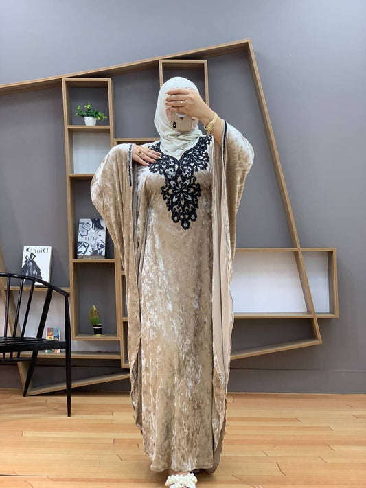 ملحفة خليجي قطيفة جنجاه